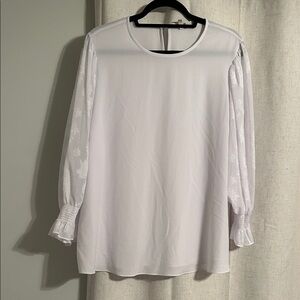 Cato Elegant White Women's Top